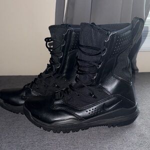 Black Nike Tactical Boots